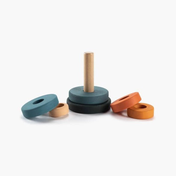 Sabo Concept Mini Wooden Ring Stacker - Tropics