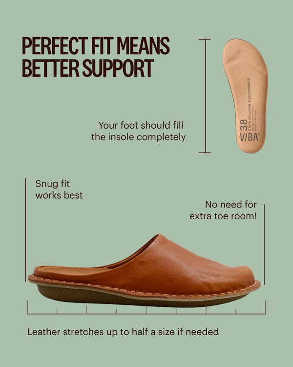 
                  
                    VIBAe Adults ROMA Leather - Cognac Brown
                  
                