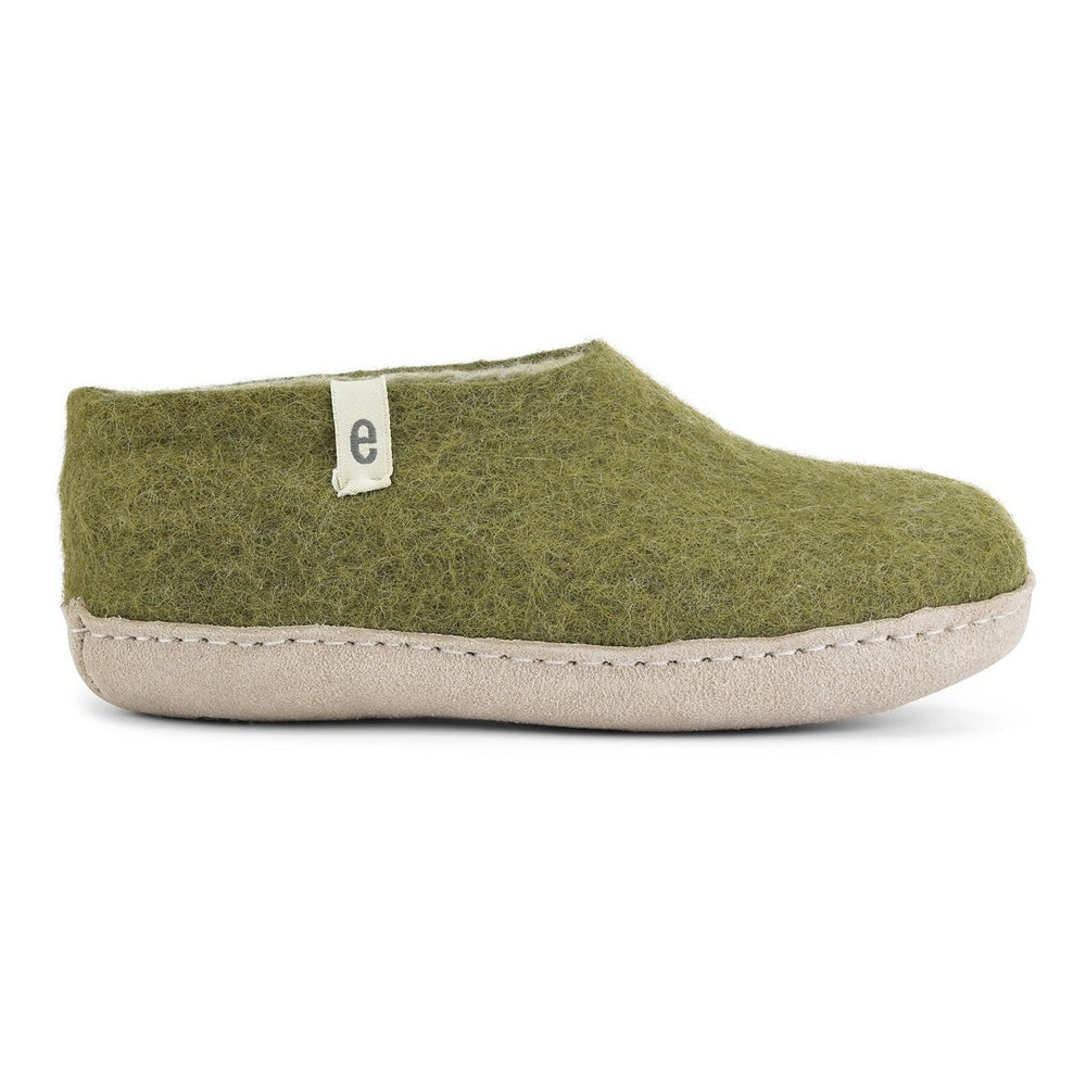 
                      
                        egos Copenhagen Slipper Shoe - Moss Green
                      
                    