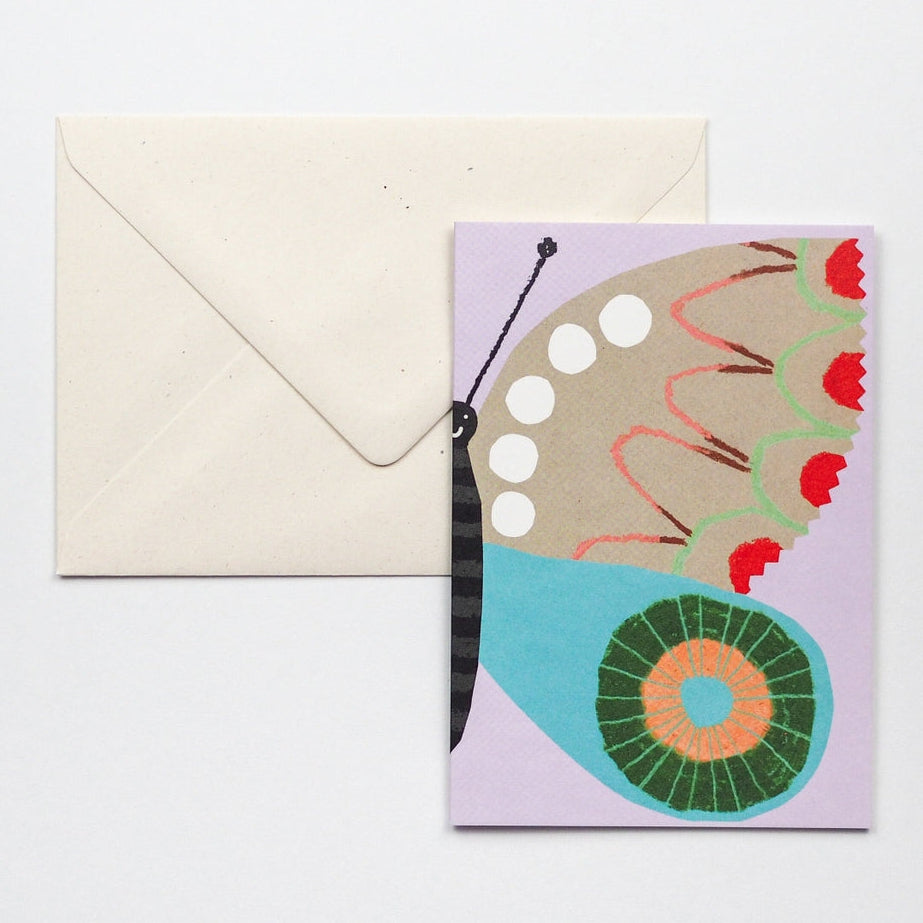 Hadley Paper Goods Purple Butterfly Greeting Card