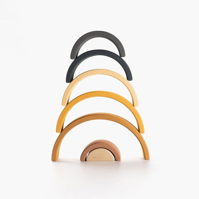 
                  
                    Sabo Concept Wooden Rainbow Stacking Toy - Mustard
                  
                