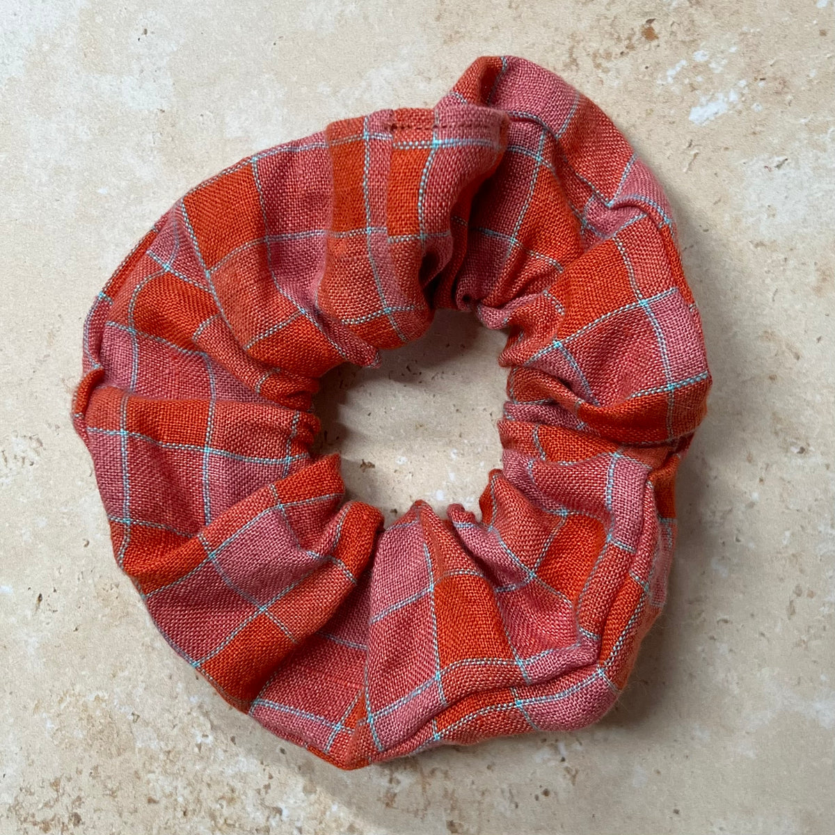 Kaely Russell Scrunchie - Pink & Red Gingham