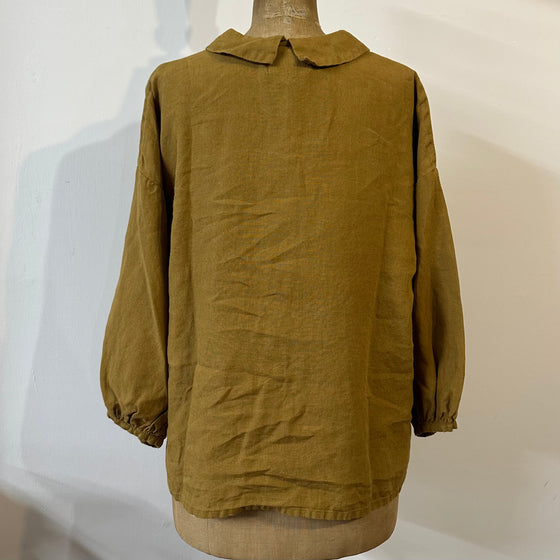 Women's Cecille Linen Shirt - Camel