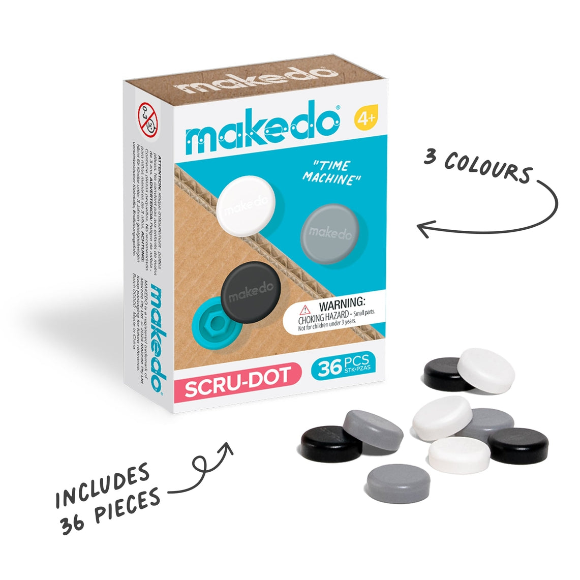 Makedo USA Scru-Dot | Time Machine