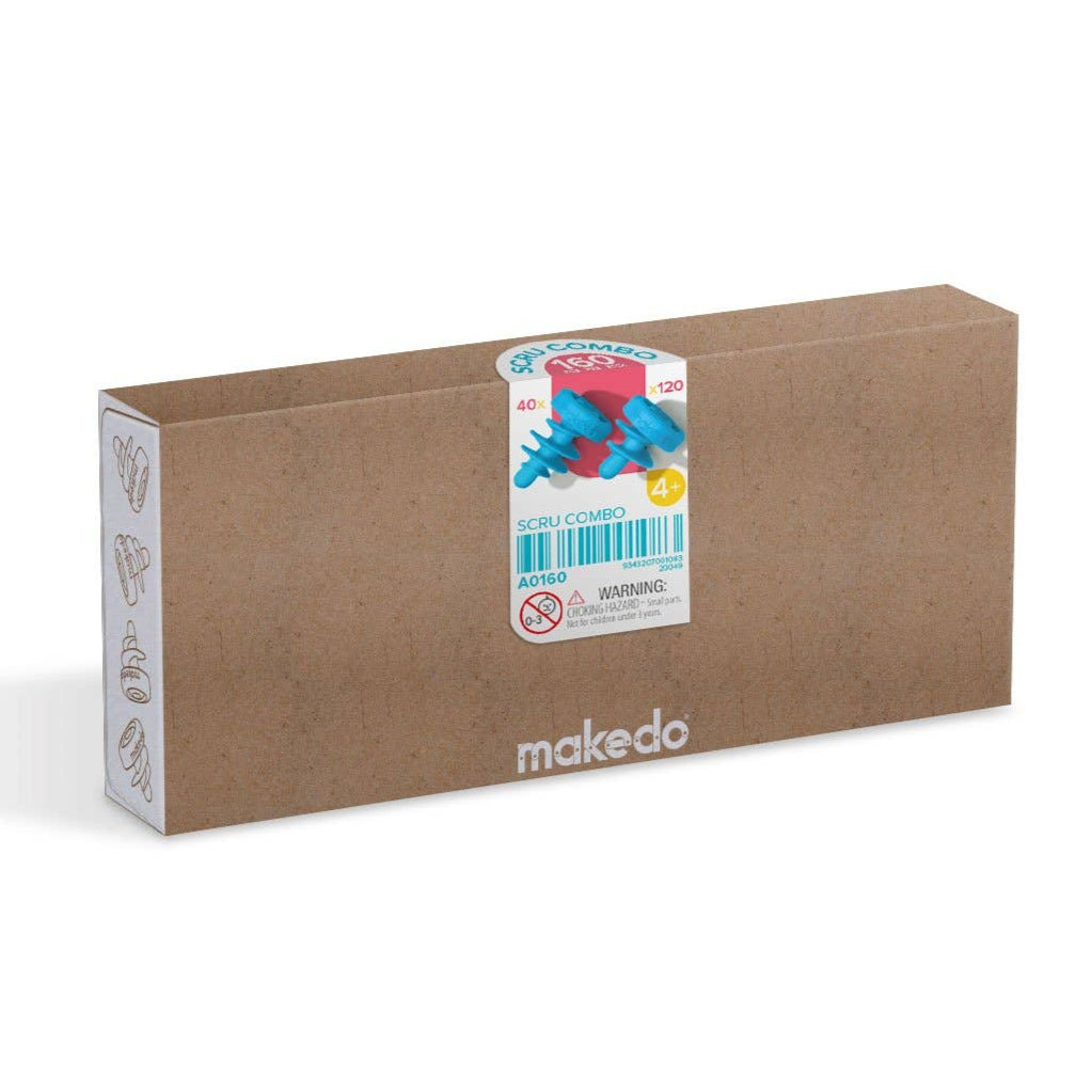 Makedo SCRU COMBO 160 | Scru & Scru+ Expansion Pack