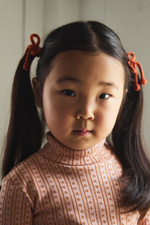 Misha & Puff Popcorn Bow Elastic - Chili Spice