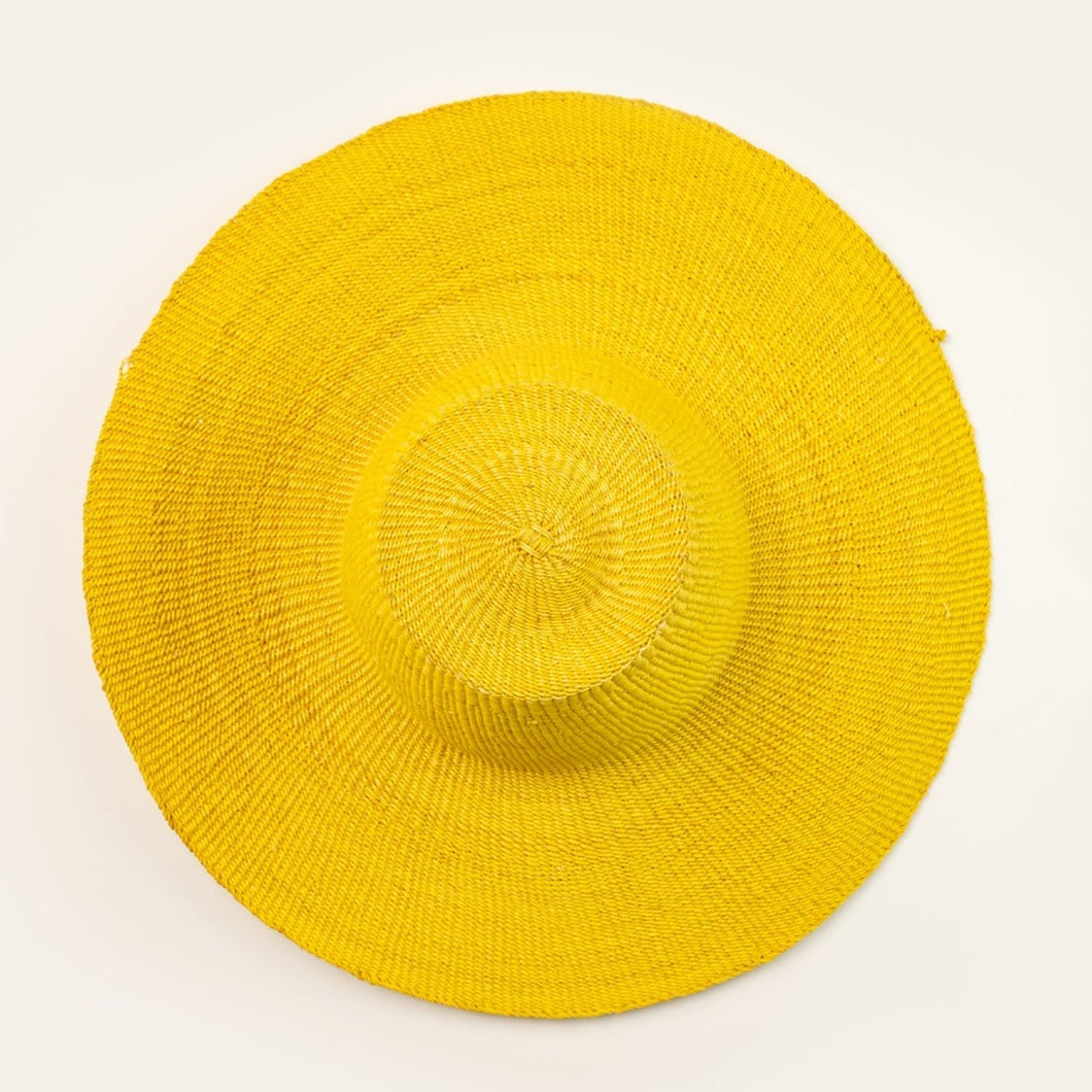 Maboba Classic Straw Hat - Yellow