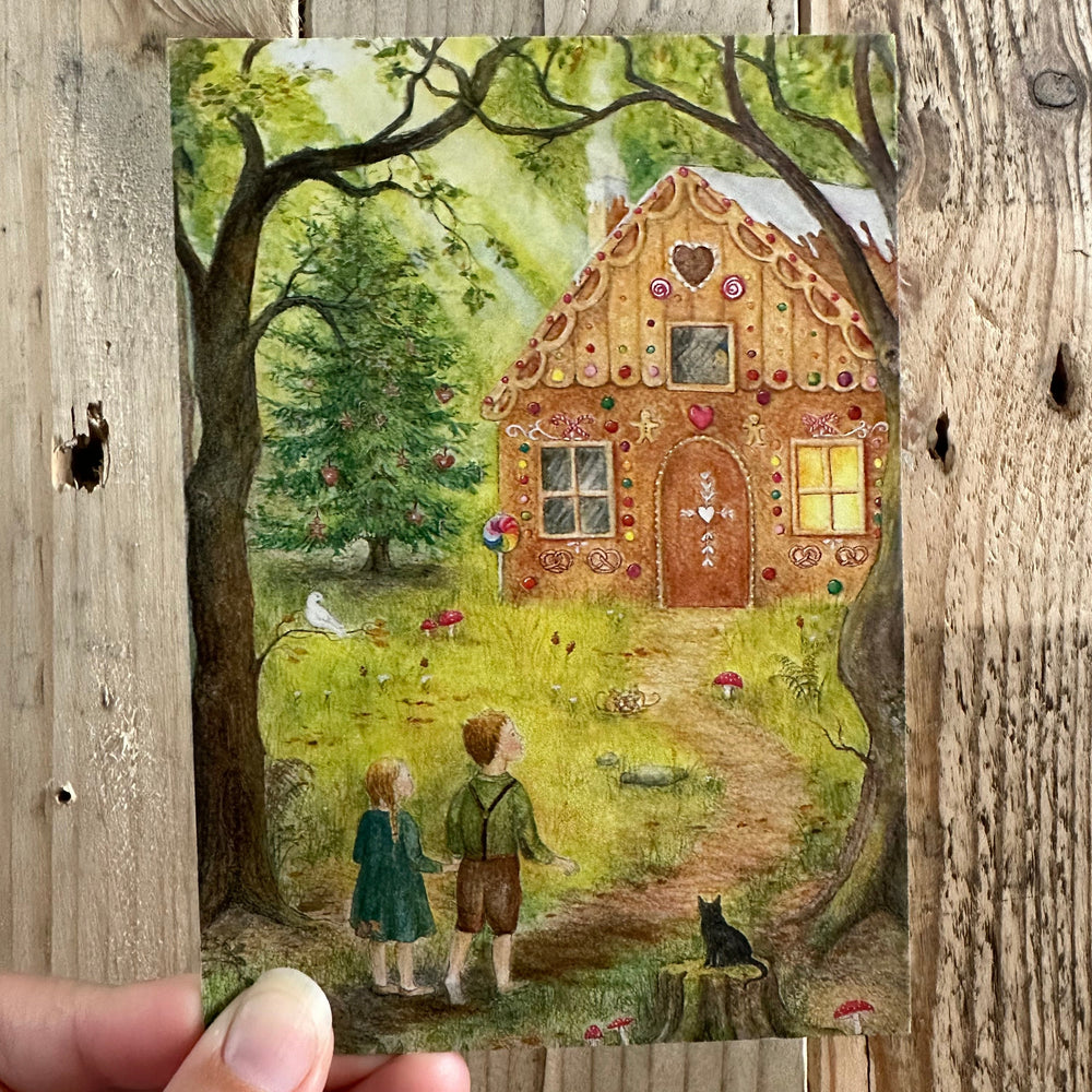 Mhairi Hellbrandt Hansel & Gretel Postcard