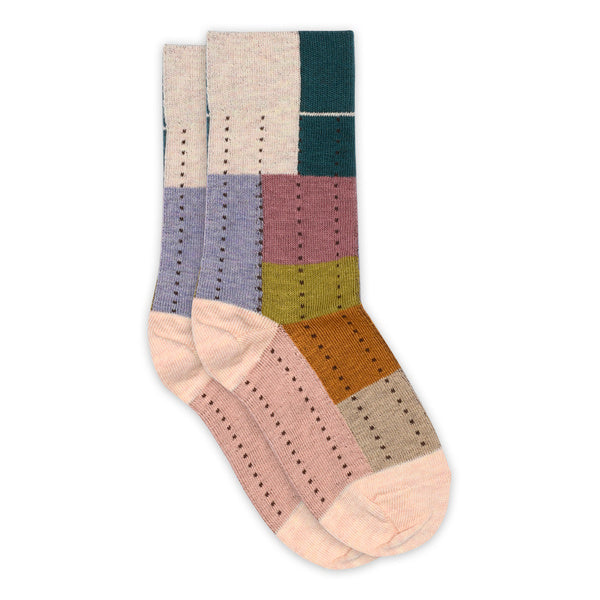 MP Denmark Cotton Re-Stock Socks - Silver Pink Mix