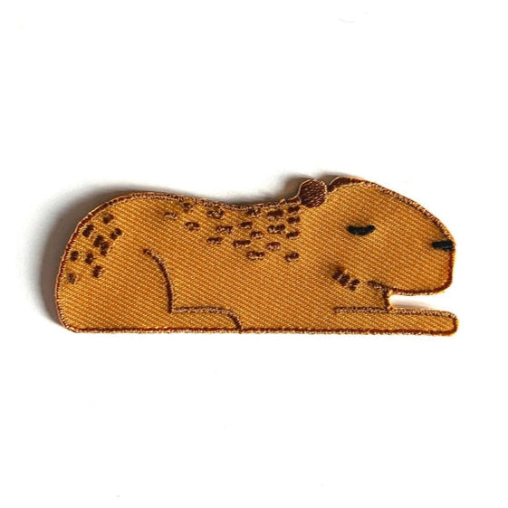 Tom Hardwick Capybara, Woven Iron-on Patch