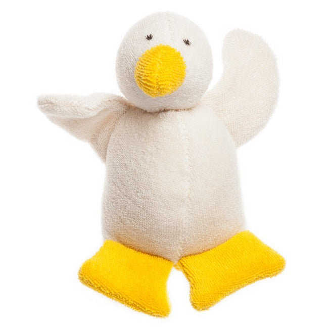 Nanchen Soft White Duck Rattle