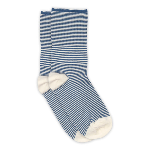 MP Denmark Adult Thilde Stripe Socks - High Tide