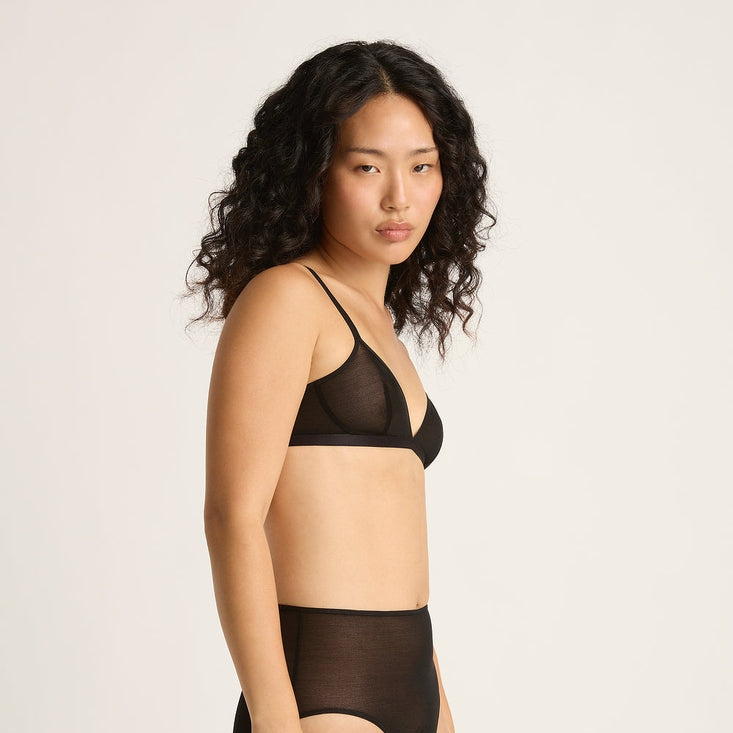 
                  
                    Boody FreeMesh Triangle Bralette - Black
                  
                