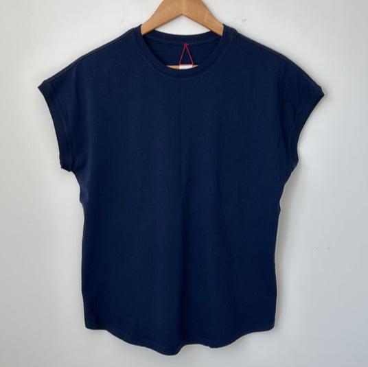 Le Bon Shoppe Women's 'Ease' Tee - Navy