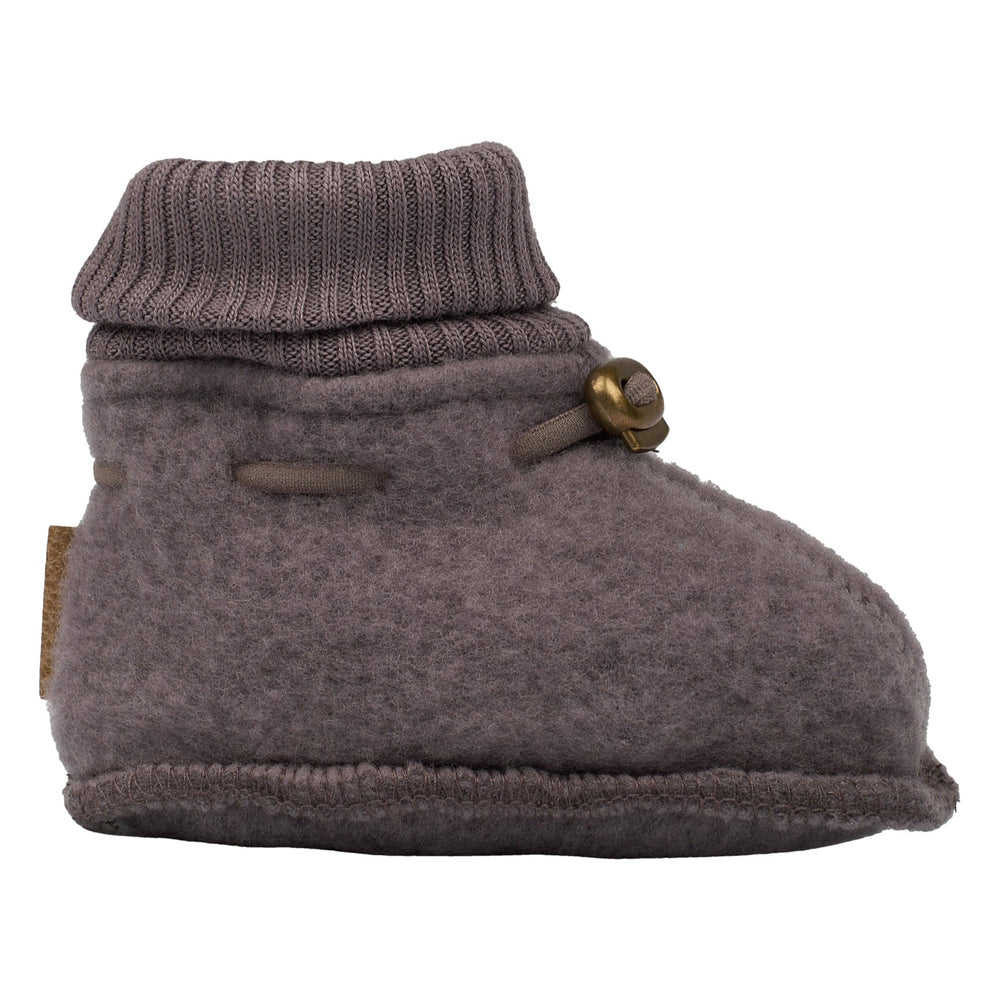 MIKK LINE Wool Fleece Booties - Sparrow