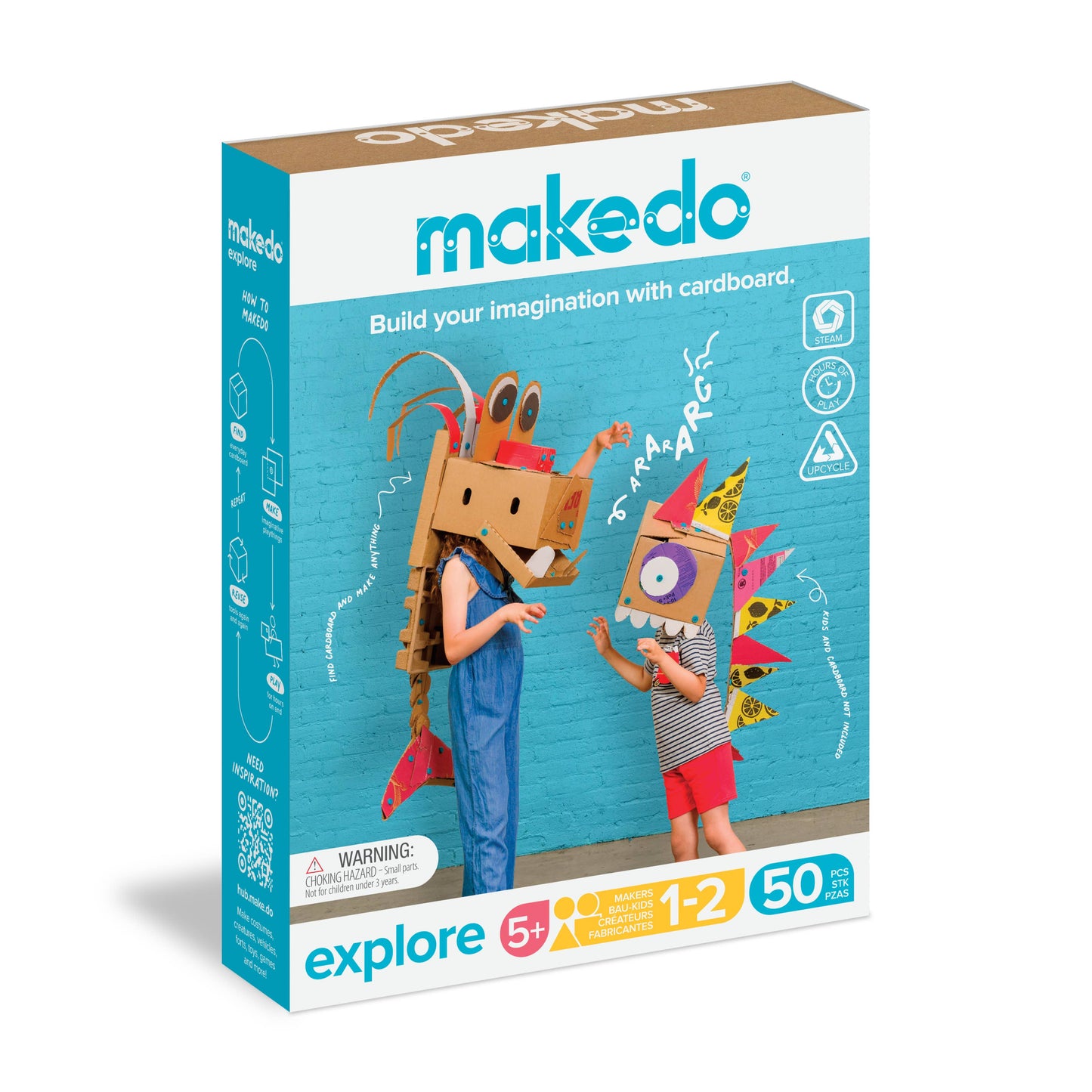 Makedo EXPLORE | Cardboard Construction Kit