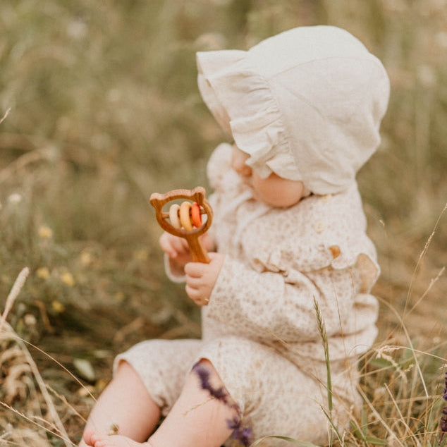 
                  
                    SABO Concept Bear and Rings Rattle / Yellow & Pink
                  
                