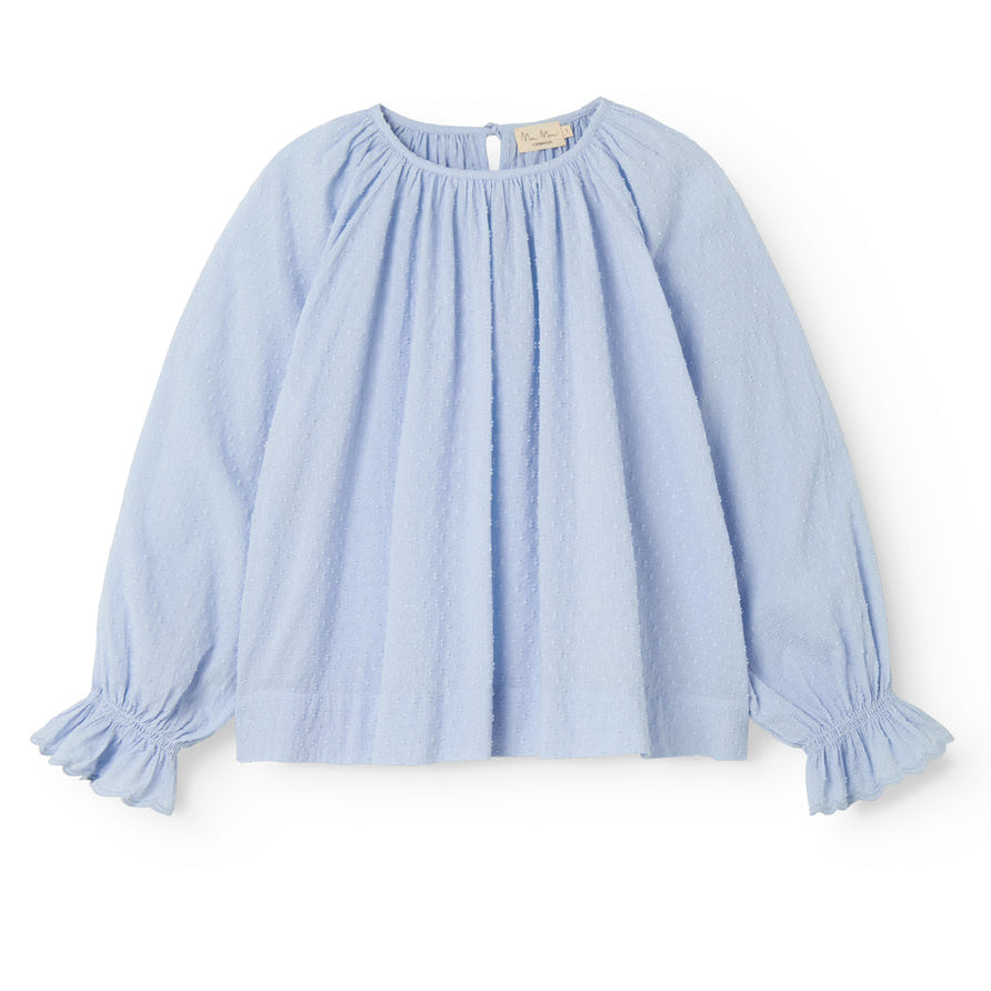MarMar Copenhagen Women's Tona Long Sleeve Blouse - Windy Blue