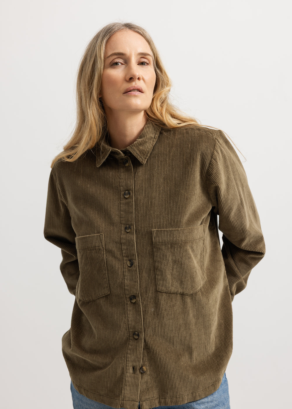 MarMar Copenhagen Women's Telo Corduroy Shirt - Wilted