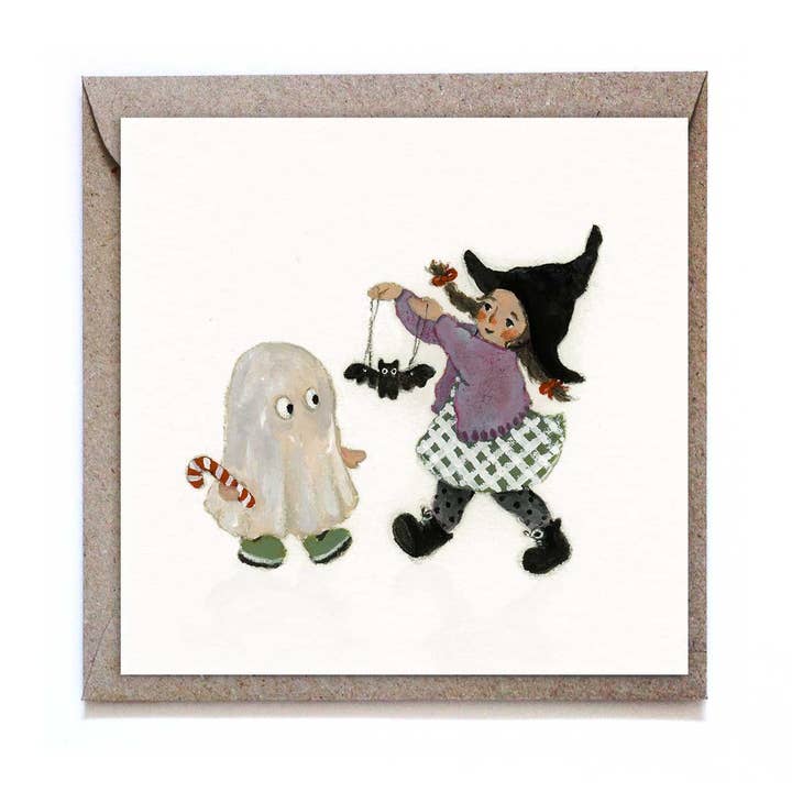 Studio Satsch Ghosts, Bats & Witches Card