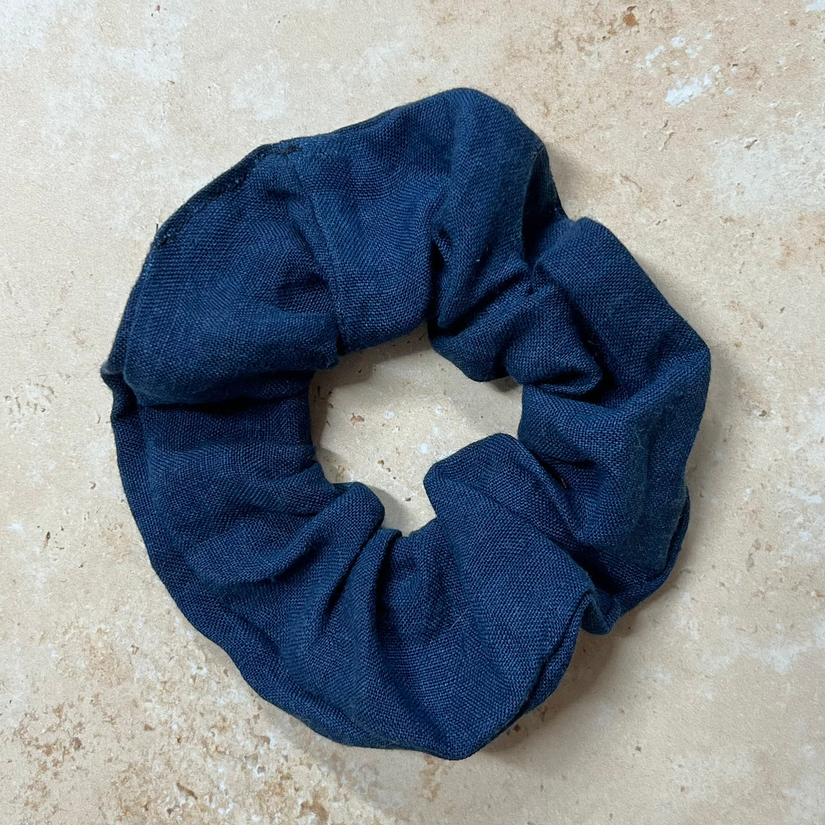 Kaely Russell Scrunchie - Indigo Linen