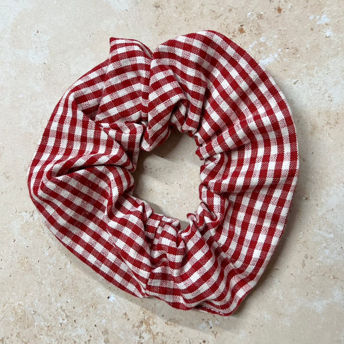 Kaely Russell Scrunchie - Red Gingham