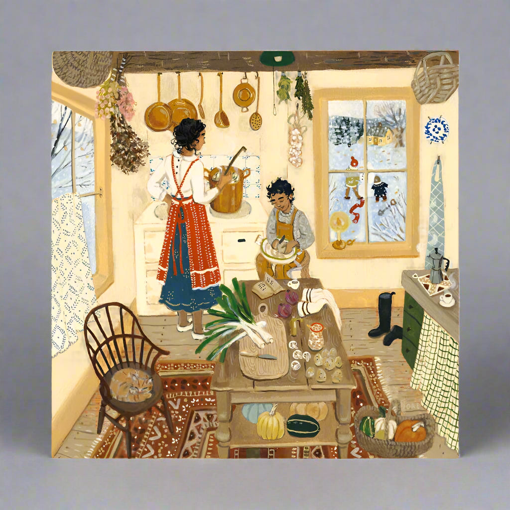 Loré Pemberton Potato Peeler Greeting Card