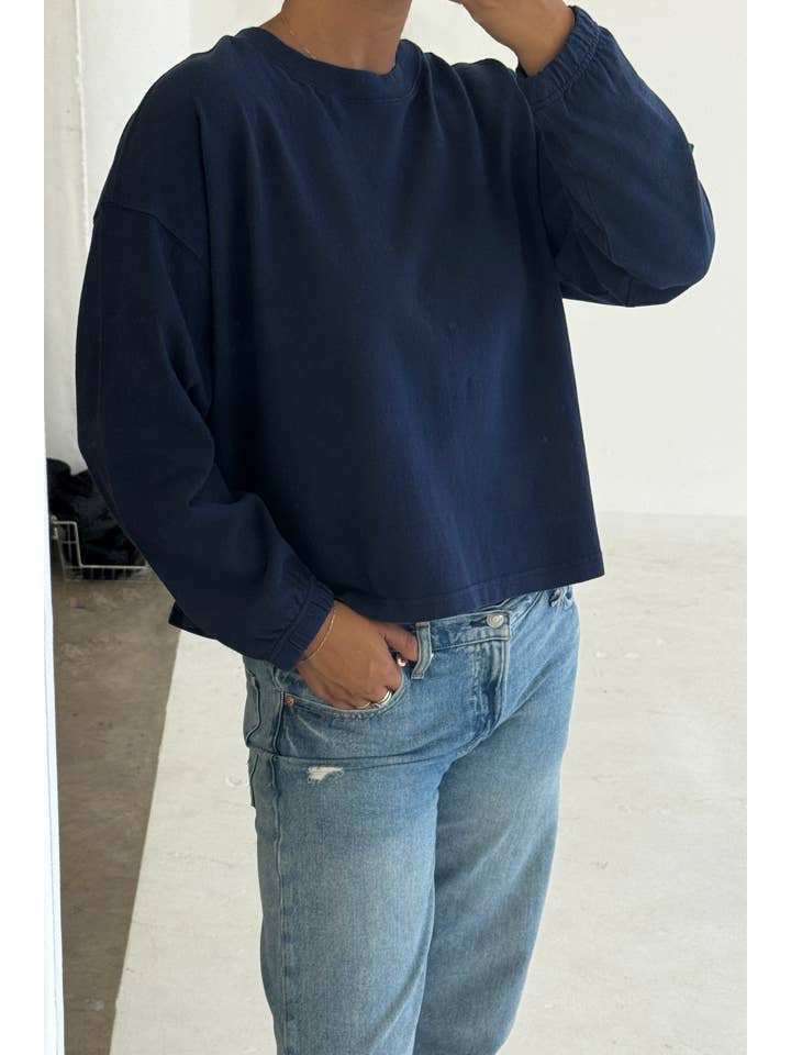 
                  
                    Le Bon Shoppe Women's 'Naturelle' L/S Tee - Midnight
                  
                
