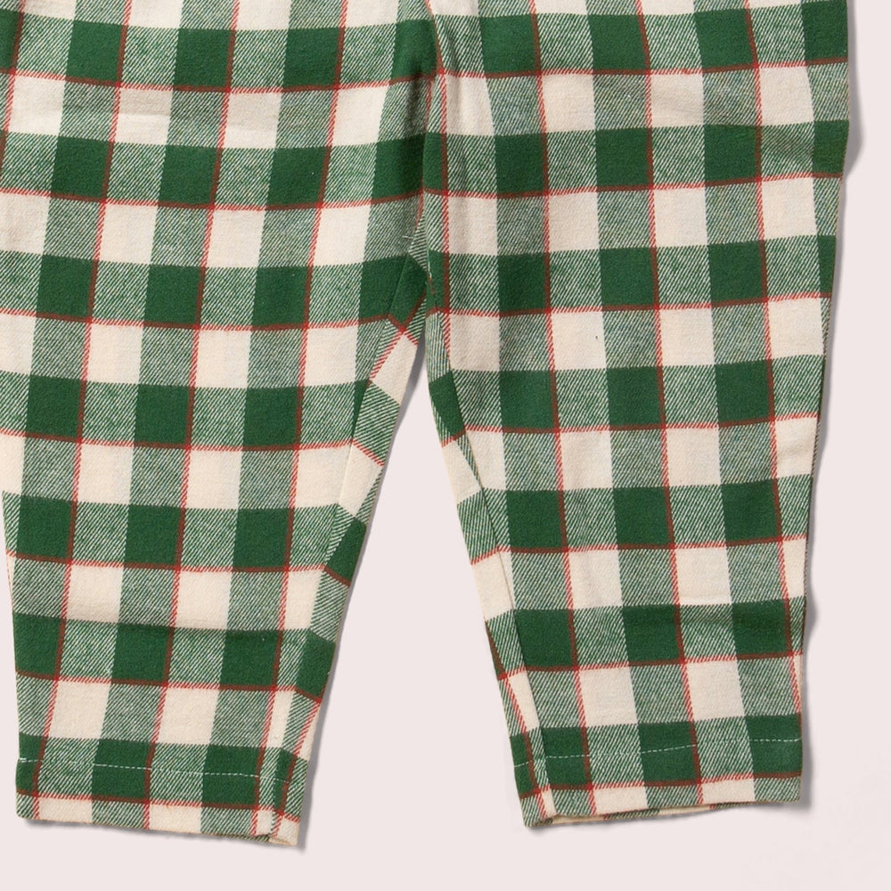 
                      
                        Little Green Radicals Fern Green Check Comfy Trousers
                      
                    