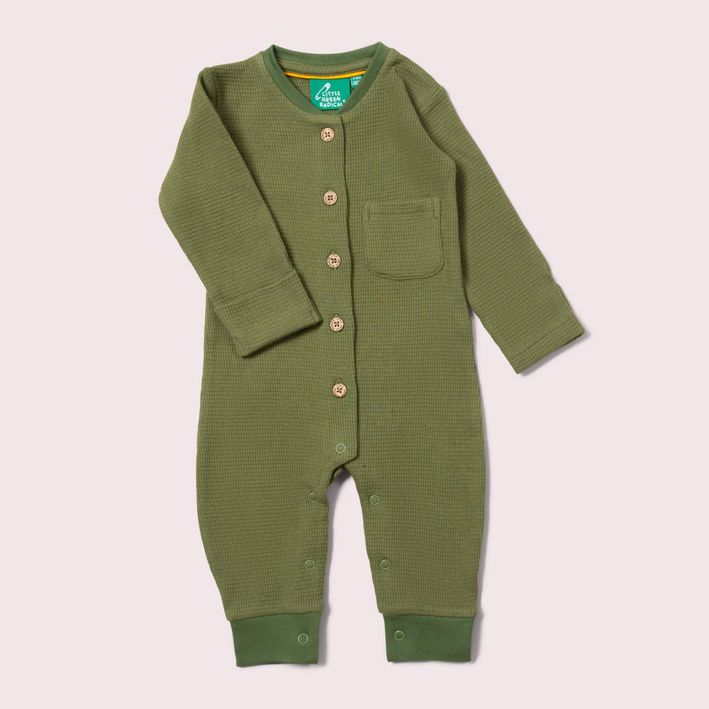 
                  
                    Little Green Radicals Chive Organic Waffle Playsuit
                  
                