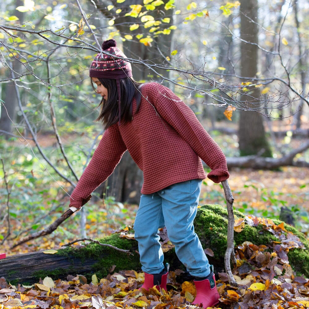 
                  
                    Little Green Radicals Ginger Chunky Waffle Long Sleeve Top
                  
                