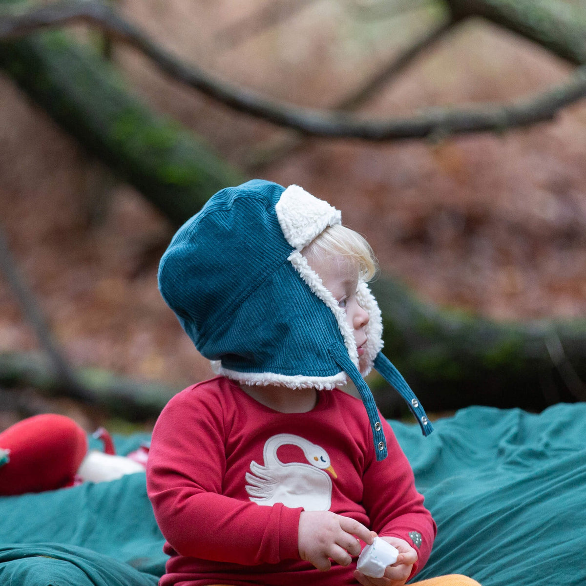 Little Green Radicals Blue Sherpa Fleece Cosy Hat