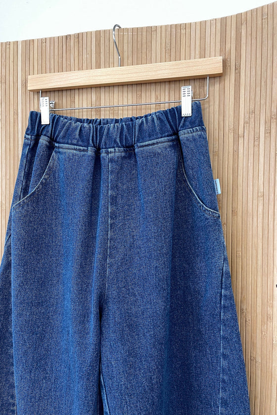 Le Bon Shoppe Women's 'Arc' Pants - Blue Denim