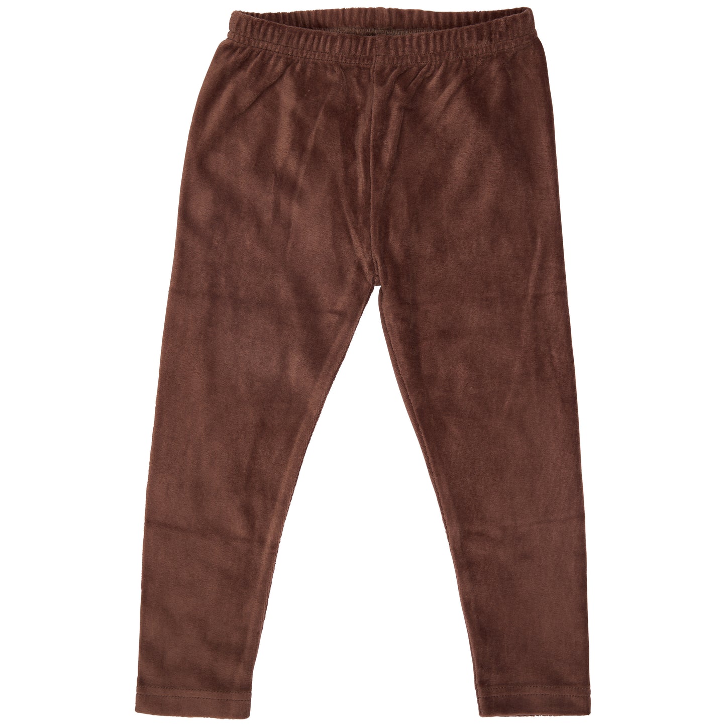 Pigeon Organics for Kids Organic Cotton Velour Leggings - Nutmeg