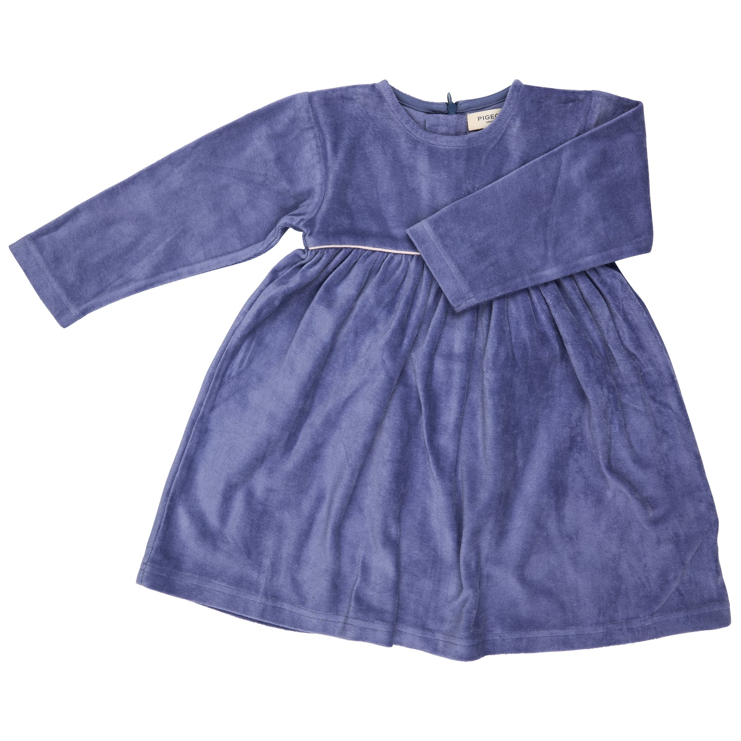 Pigeon Organics for Kids Cotton Velour Dress - Violet Blue