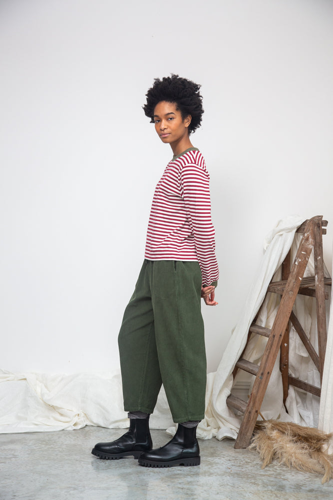 
                  
                    Beaumont Organic Women's Cedar Organic Cotton Corduroy Trouser | Khaki
                  
                