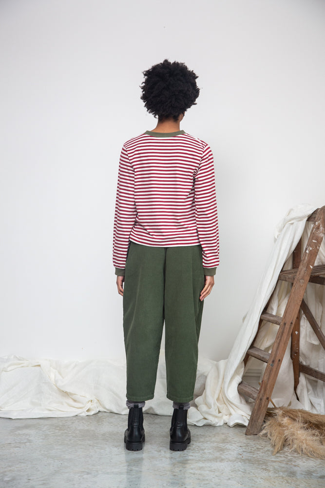 
                  
                    Beaumont Organic Women's Cedar Organic Cotton Corduroy Trouser | Khaki
                  
                