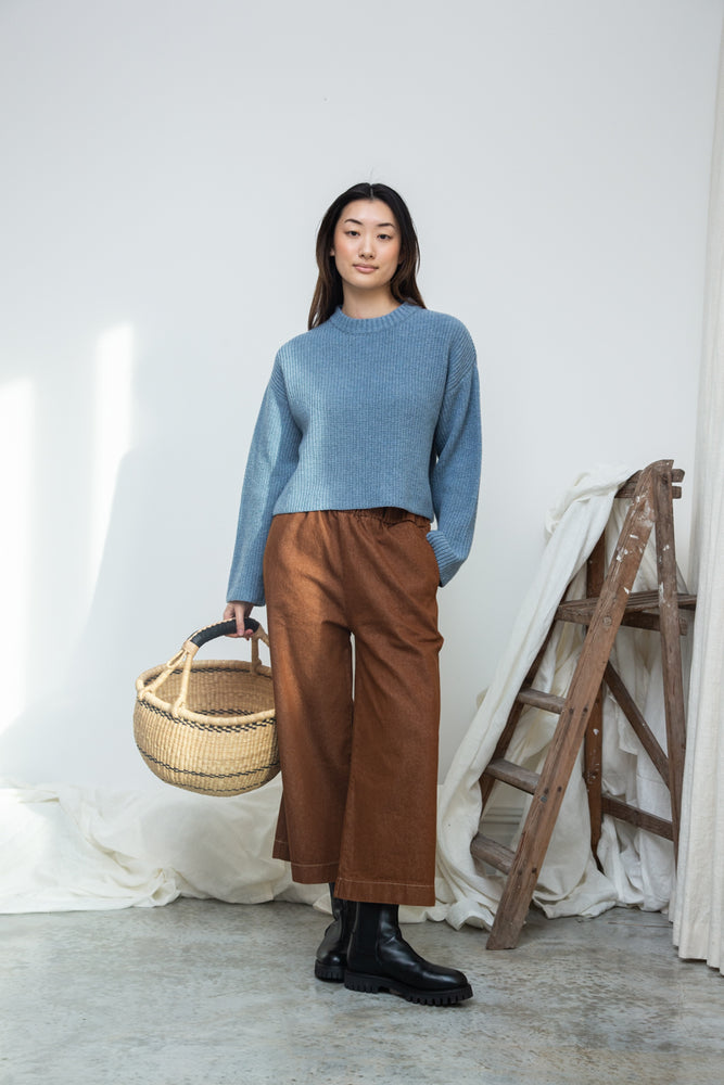 
                  
                    Beaumont Organic Women's Evora-Leigh Organic Cotton Denim Trouser Bark
                  
                