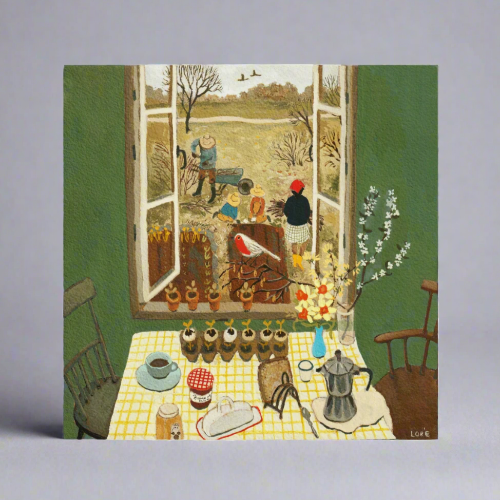 Loré Pemberton April Morning Greeting Card