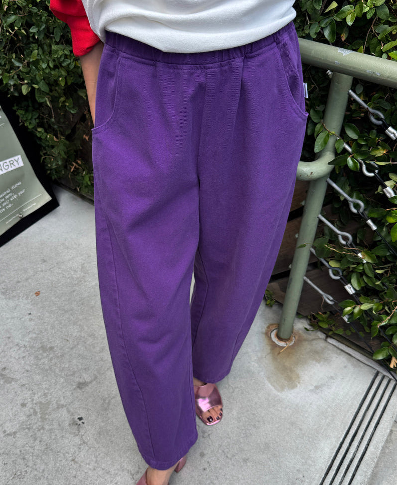 Le Bon Shoppe Women's Arc Pants - Eggplant