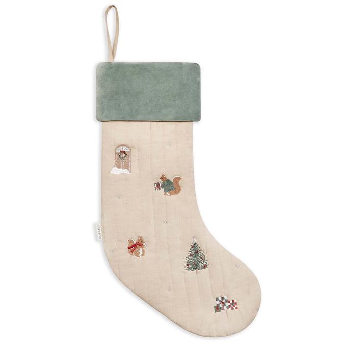 Avery Row Christmas Stocking - Festive Forest Squirrel