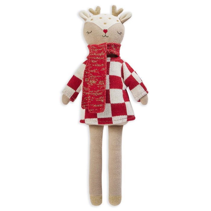 Avery Row Knitted Soft Toy - Reindeer