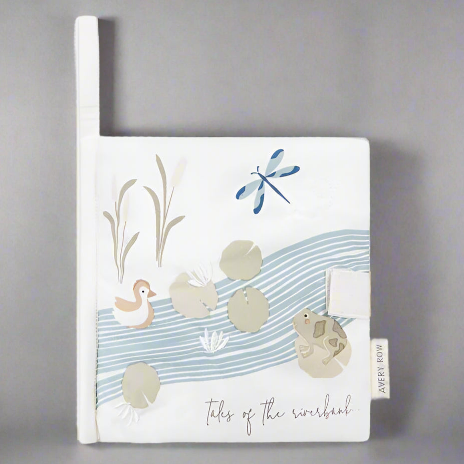 Avery Row Baby Fabric Book - Tales of the Riverbank