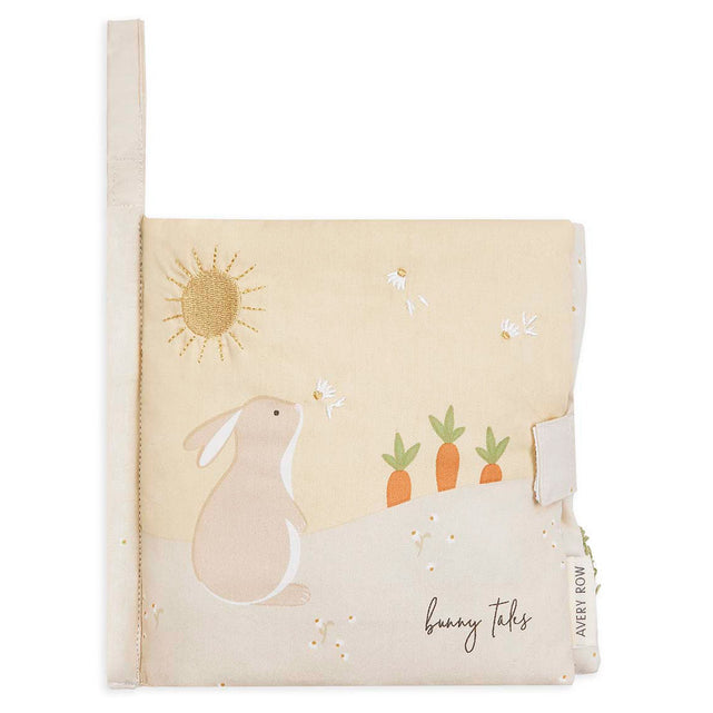 Avery Row Baby Fabric Book - Bunny Tales