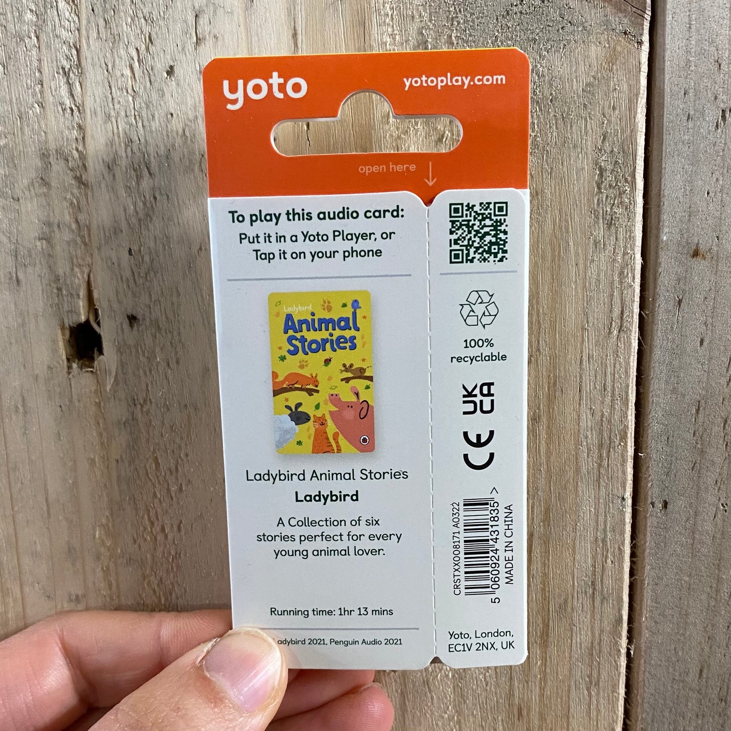 Yoto Ladybird Animal Stories Yoto Card