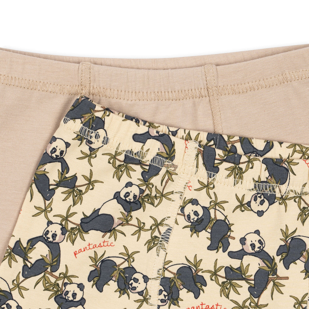 
                      
                        Konges Sløjd Basic Boxers, 2 Pack - Panda/Oxford Tan
                      
                    