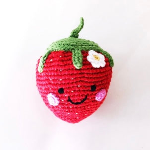 Pebblechild Strawberry Rattle