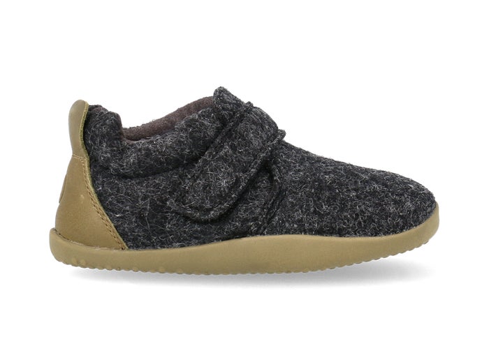 Bobux Marvel Felt - Charcoal + Olive