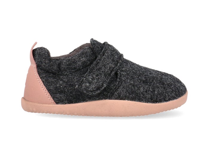 
                  
                    Bobux Marvel Felt - Charcoal + Rose
                  
                