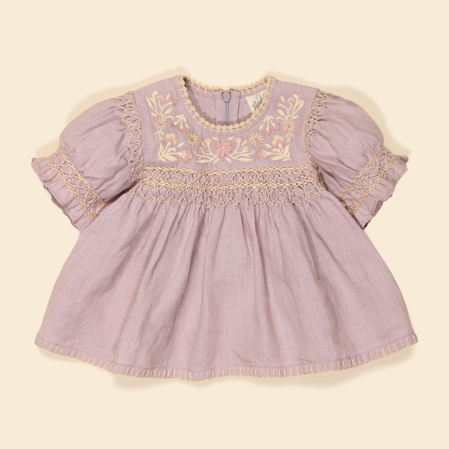Apolina Baby Dora Blouse - Lilac | SMALL-FOLK